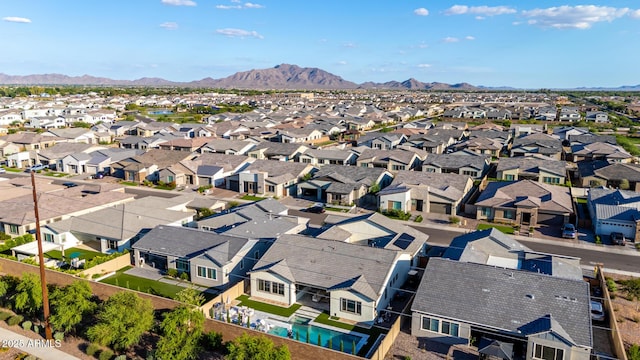 1248 E Jude Ln, Gilbert, AZ 85298 - aerial view of residential area featuring mountains