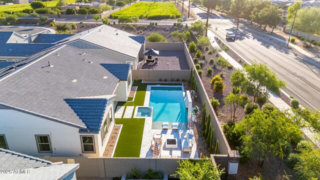 1248 E Jude Ln, Gilbert, AZ 85298 - view of subject property with a pool