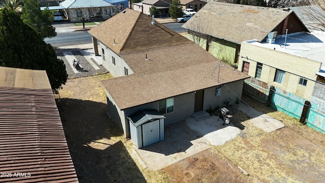 bird's eye view featuring a residential view