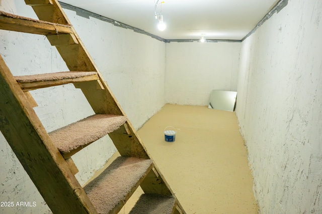 view of basement