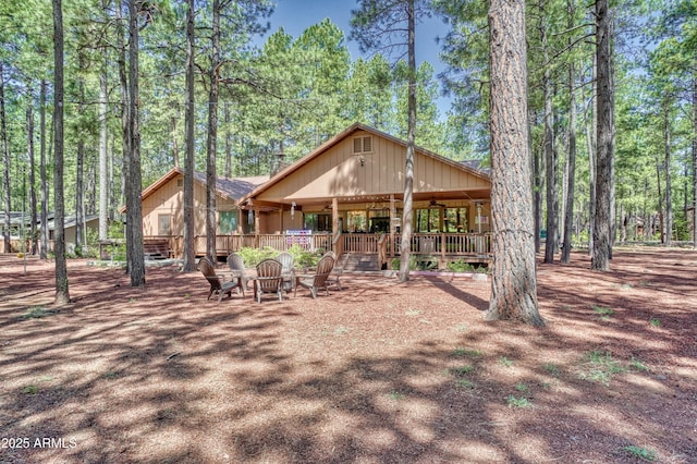 exterior space featuring an outdoor fire pit