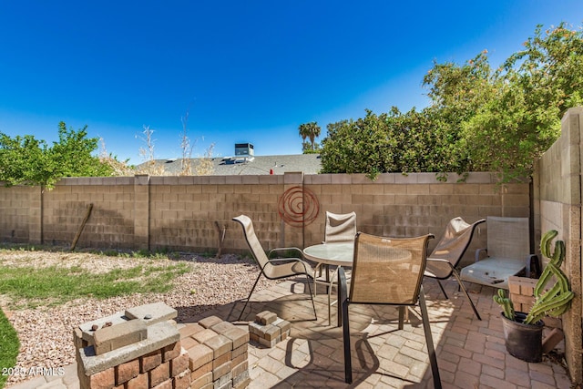 view of patio