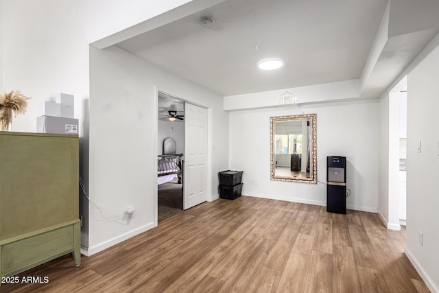 interior space featuring hardwood / wood-style flooring