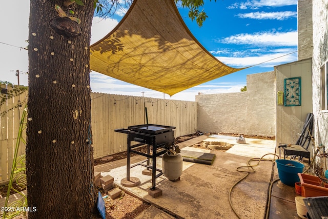 view of patio