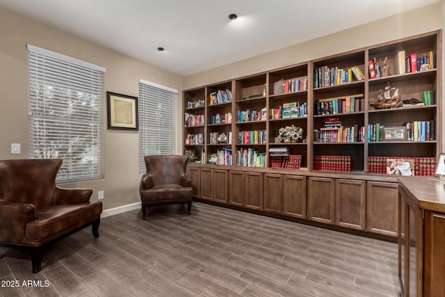 887 W Santa Gertrudis Trl, San Tan Valley, AZ 85143 - living area featuring wood finished floors and baseboards