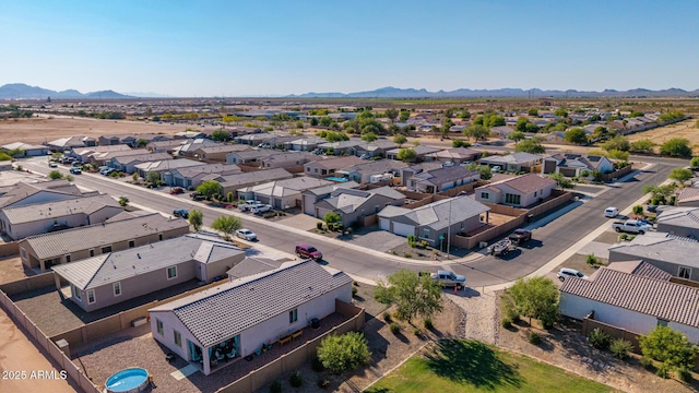 996 W Shannons Way, Coolidge, AZ 85128 - aerial perspective of suburban area with mountains