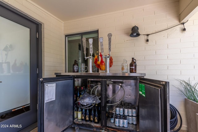 2520 E Flower St, Phoenix, AZ 85016 - bar with brick wall