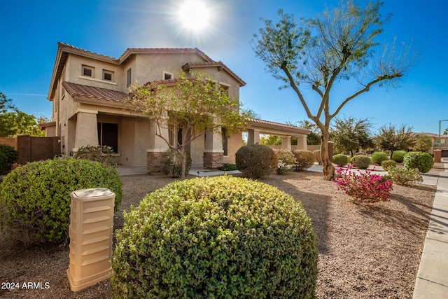 view of mediterranean / spanish-style home