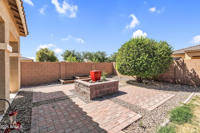 21004 E Sunset Dr, Queen Creek, AZ 85142 - view of patio / terrace with a fenced backyard