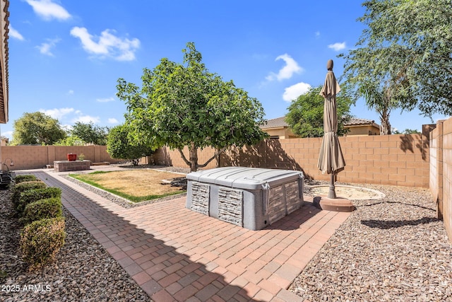 21004 E Sunset Dr, Queen Creek, AZ 85142 - view of patio with a fenced backyard