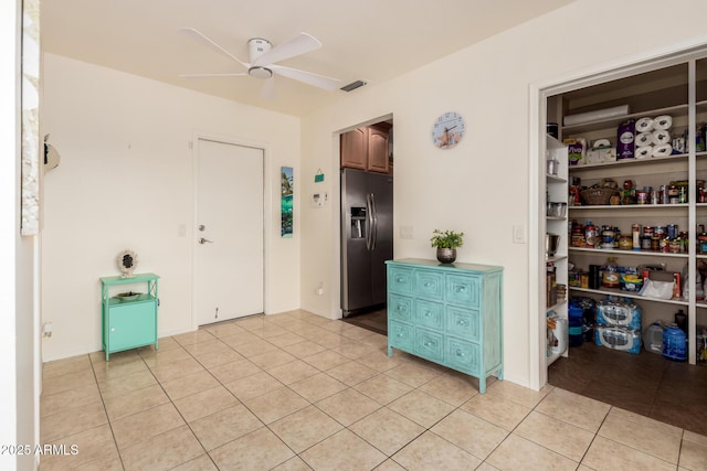 6160 S Pebble Beach Dr, Chandler, AZ 85249 - unfurnished room featuring ceiling fan and light tile patterned floors