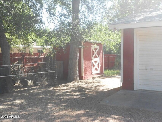 view of outbuilding