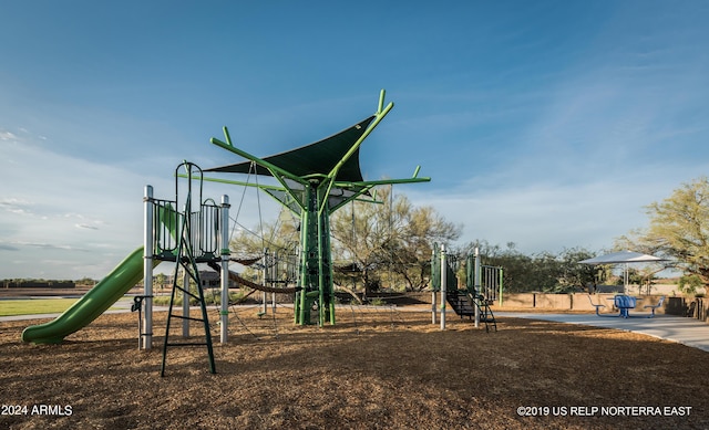 view of communal playground