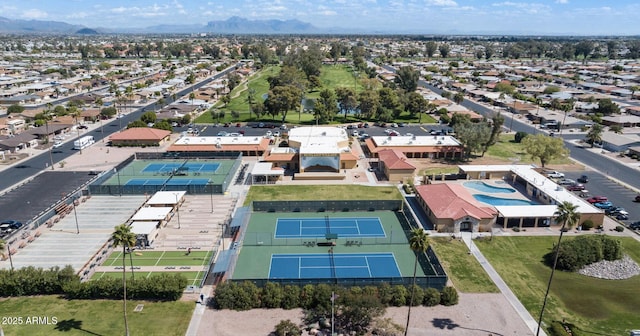 4151 E Clovis Ave, Mesa, AZ 85206 - aerial perspective of suburban area with a mountain backdrop