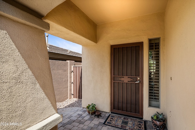 view of entrance to property