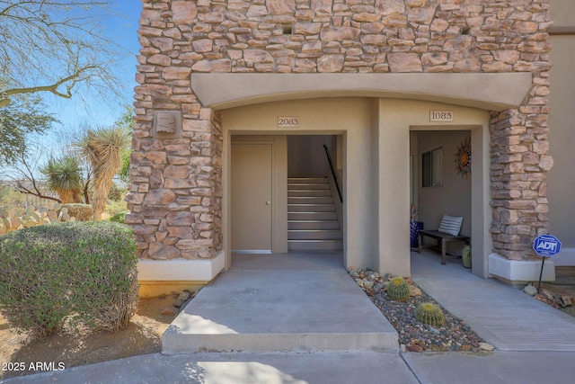 view of entrance to property