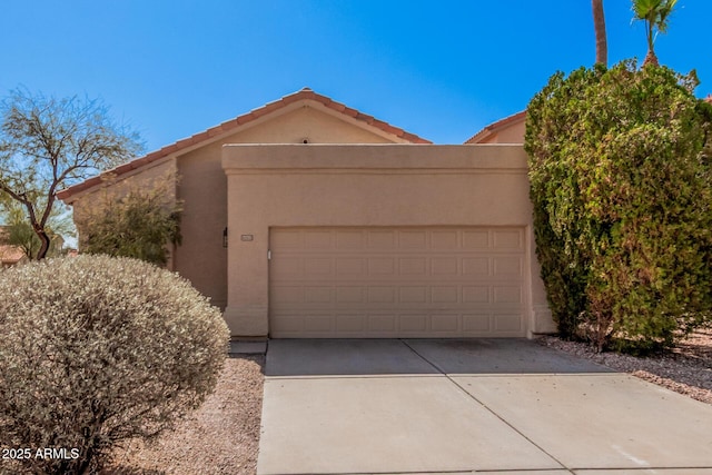 exterior space featuring concrete driveway