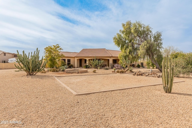 view of front of property