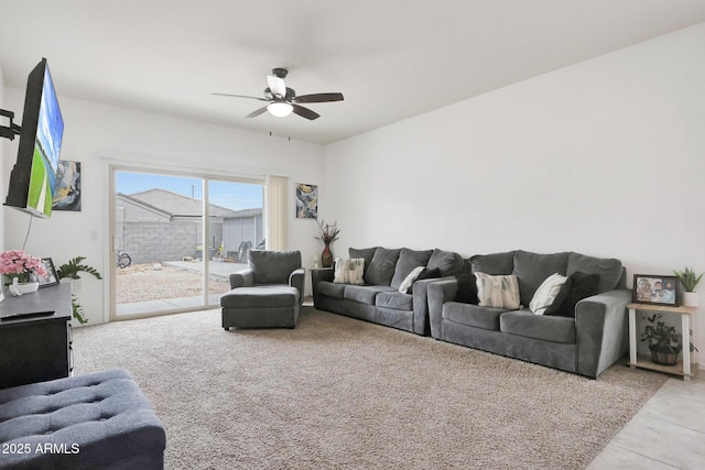 30777 W Whitton Ave, Buckeye, AZ 85396 - living area with ceiling fan