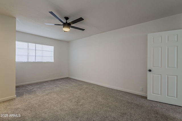 1616 E Pecan Rd, Phoenix, AZ 85040 - carpeted empty room featuring a ceiling fan and baseboards