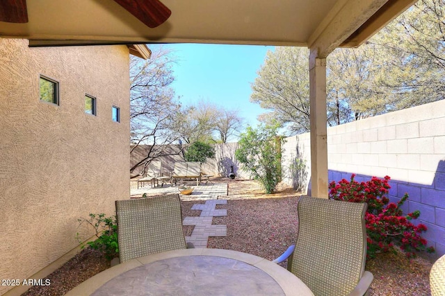 view of patio