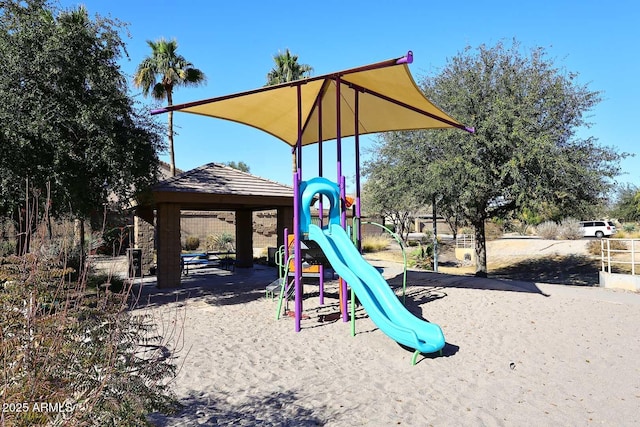 view of jungle gym