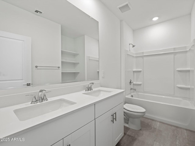 5573 S 246th Ave, Buckeye, AZ 85326 - bathroom featuring double vanity and bathing tub / shower combination