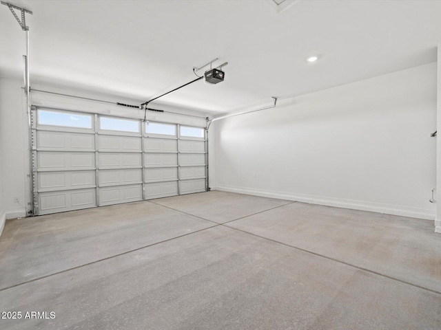 5573 S 246th Ave, Buckeye, AZ 85326 - garage with a garage door opener and recessed lighting