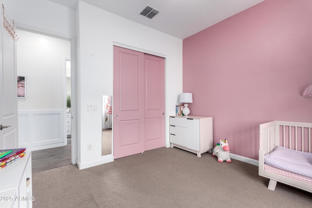 21716 E Waverly Dr, Queen Creek, AZ 85142 - carpeted bedroom with a closet and a nursery area