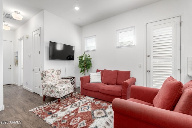 21716 E Waverly Dr, Queen Creek, AZ 85142 - living room featuring wood-type flooring