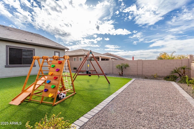 21716 E Waverly Dr, Queen Creek, AZ 85142 - view of play area featuring a lawn