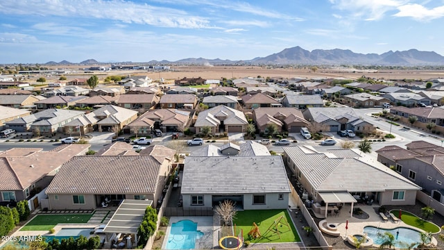 21716 E Waverly Dr, Queen Creek, AZ 85142 - aerial view with a mountain view