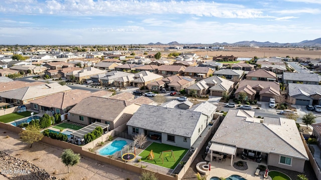 21716 E Waverly Dr, Queen Creek, AZ 85142 - aerial view with a mountain view