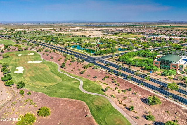 6554 W Rushmore Way, Florence, AZ 85132 - bird's eye view of a local golf course and a water and mountain view