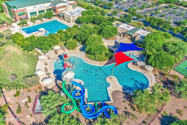6554 W Rushmore Way, Florence, AZ 85132 - aerial view of a pool area