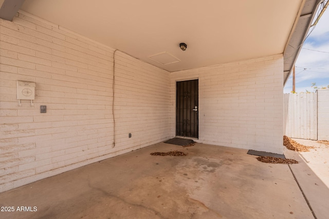 1654 E 2nd St, Mesa, AZ 85203 - entrance to property featuring a patio area and brick siding