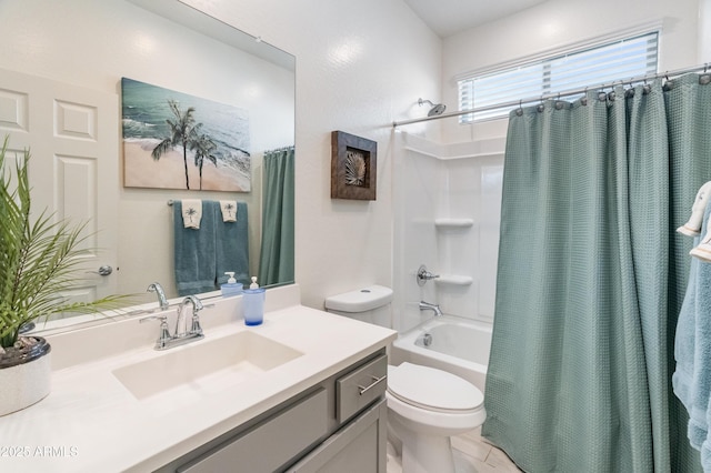 24638 N 144th Ave, Surprise, AZ 85387 - bathroom with toilet, shower / bath combo, and vanity