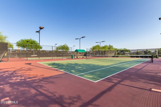 view of sport court