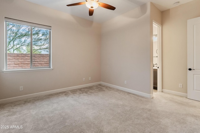 31207 N 124th Dr, Peoria, AZ 85383 - carpeted empty room with a ceiling fan, baseboards, and a smoke detector
