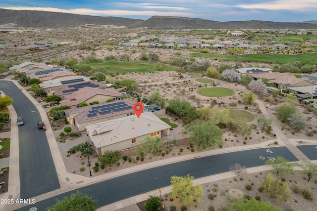 31207 N 124th Dr, Peoria, AZ 85383 - aerial view of residential area featuring mountains and a golf club
