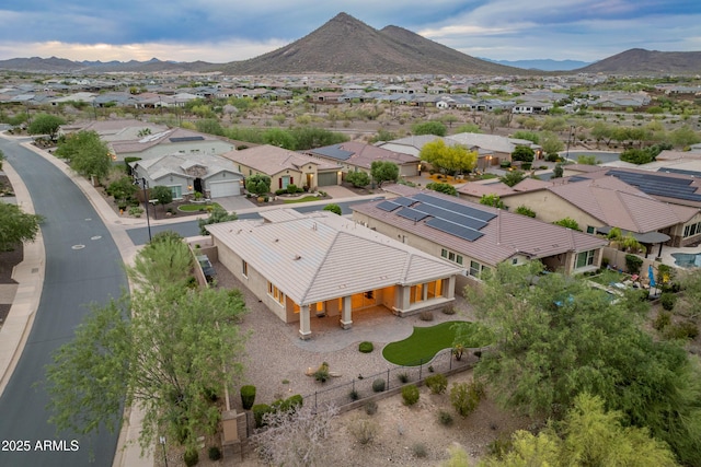 31207 N 124th Dr, Peoria, AZ 85383 - aerial view of residential area with mountains