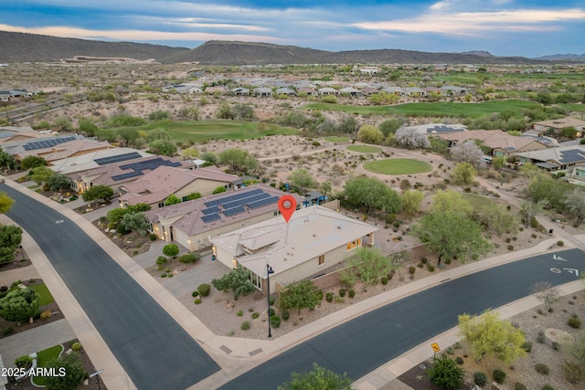31207 N 124th Dr, Peoria, AZ 85383 - aerial perspective of suburban area with mountains and a golf club