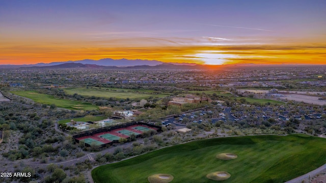 31207 N 124th Dr, Peoria, AZ 85383 - aerial view of mountains and a golf course