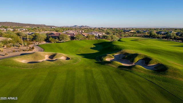 31207 N 124th Dr, Peoria, AZ 85383 - aerial view of residential area with a mountainous background and a golf course