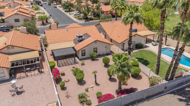 1549 N La Rosa Dr, Tempe, AZ 85288 - aerial perspective of suburban area featuring a pool
