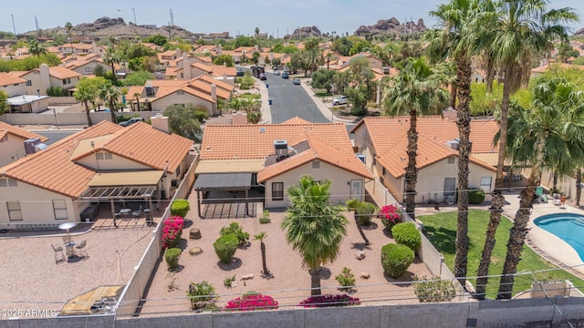 1549 N La Rosa Dr, Tempe, AZ 85288 - aerial view of residential area featuring a pool area