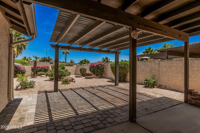 1549 N La Rosa Dr, Tempe, AZ 85288 - fenced backyard featuring a patio area and a pergola
