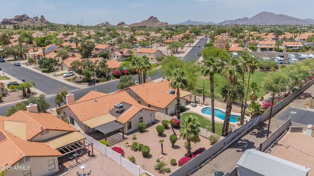 1549 N La Rosa Dr, Tempe, AZ 85288 - aerial view of residential area with a mountain backdrop