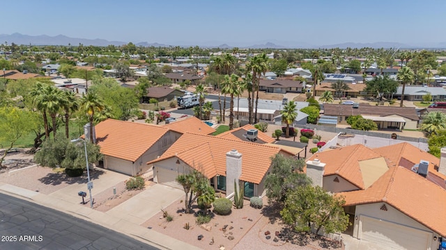 1549 N La Rosa Dr, Tempe, AZ 85288 - aerial view of residential area featuring mountains