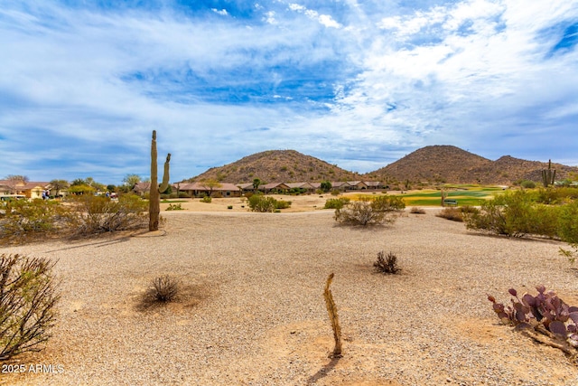 view of mountain feature